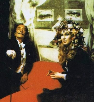 Surrealist artist Salvador Dali (left) was one of few guests not required to wear a mask or costume at the Rothschild’s “Surrealist Ball” (1972)